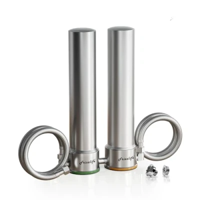 Immagine di Frizzlife UDS99 S Sistema di filtraggio dell&#039;acqua da sottolavello, filtrazione a 8 stadi con connessione diretta, 0,5 micron, riduzione del 99,99% piombo, cloro, metalli pesanti