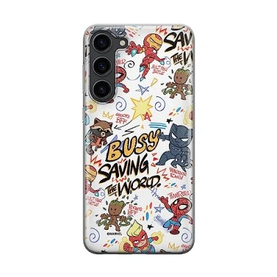 Immagine di Ert Group custodia per cellulare Samsung S23 PLUS originale e con licenza ufficiale Marvel, modello Avengers 026 adattato in modo ottimale alla forma dello smartphone, TPU