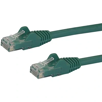 Immagine di StarTech.com N6PATC1MGN Cavo di Rete CAT6, Patch Ethernet, RJ45, UTP, Antigroviglio, 1 m, Verde