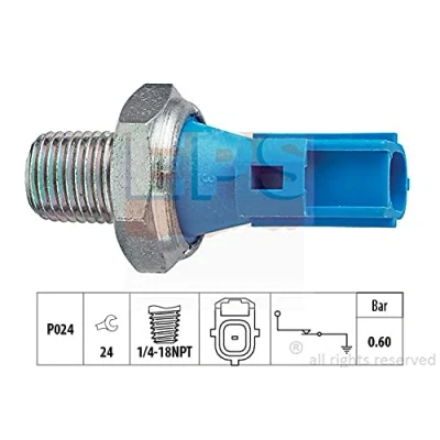 Immagine di EPS 1.800.147 Bulbo Pressione Olio 1/4 18NPT 0,6bar Made in Italy OE Equivalent