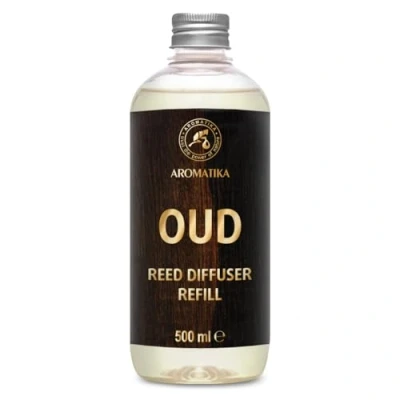 Immagine di Ricarica Diffusore a Lamella Oud 500 ml Fragranza Intensa e Duratura Aromaterapia per Casa Profumo interni di Aromi Reed Diffuser Refill
