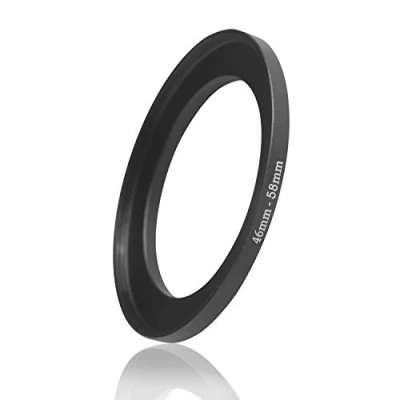 Immagine di Ares Foto® STEP UP Filter Adapter, anello adattatore del filtro, In alluminio fresato a CNC (46mm 58mm)