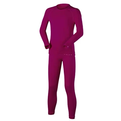Immagine di FALKE Maximum Warm K UW filo funzionale asciugatura rapida 1 pezzo, Intimo Unisex Bambini, Rosa (Berry 8284), 158 164