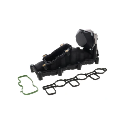 Immagine di VAICO V10 6482 Collettore Aspirazione Sx con guarnizione, leva AUDI: A4 B8 Avant, A6 C6 Q5, VOLKSWAGEN: Touareg I, II