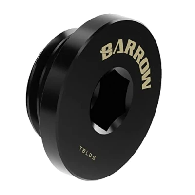 Immagine di Barrow TBLDS Ultra Thin Tappo Plug Thread G1/4 Nero