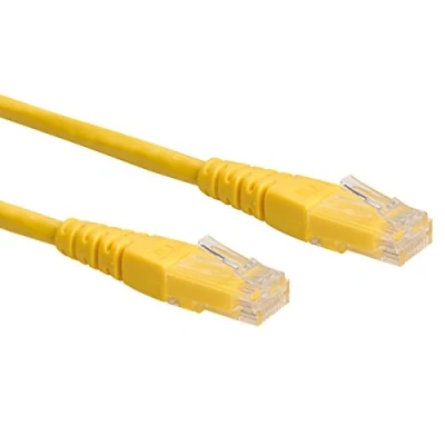 Immagine di Roline 21.15.1552 RJ45 cavo di rete, patch CAT 6 U/UTP 3.00 m Giallo non schermato 1 pz.