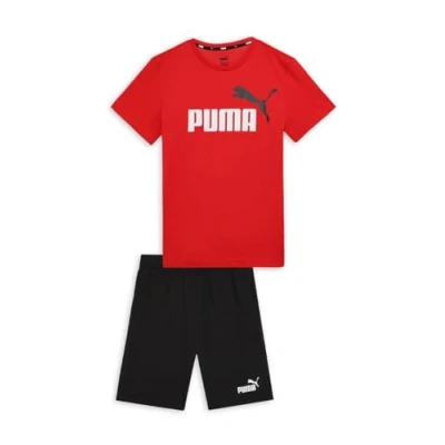 Immagine di Puma Short Unisex SET Pantaloncini sportivi per bambini, Taglia: 104, For all time red