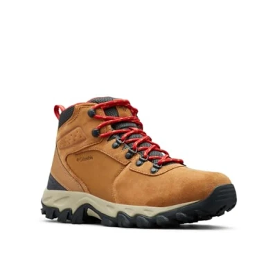 Immagine di Columbia Newton Ridge Plus 2 Suede Wp, Scarponi da trekking alta Uomo, Elk Mountain Red, 41 EU