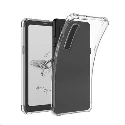 Immagine di GIOPUEY Cover per Boox Palma 2 6.13 2024, Scocca posteriore in TPU morbido, Copertura sottile, Protezione Airbag, Custodia Compatibile con 2024 trasparente