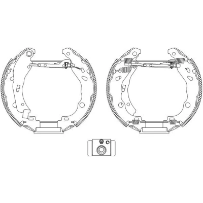 Immagine di TEXTAR 84077200 Ganasce Freno CITROËN: C3 II, C4 II Cactus, III, PEUGEOT: 208 I Hatchback