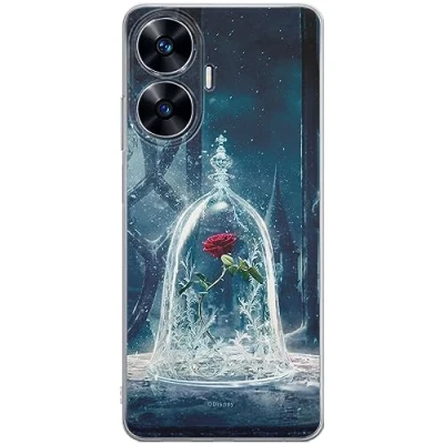 Immagine di ERT GROUP custodia per cellulare Realme C55 originale e con licenza ufficiale Disney, modello Beauty and the Beast 002 adattato in modo ottimale alla forma dello smartphone, TPU