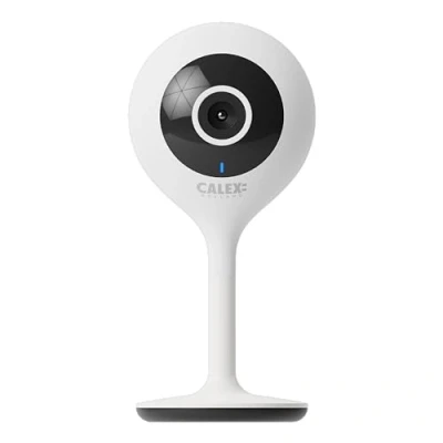 Immagine di CALEX Smart Mini telecamera IP per interni, di sorveglianza WiFi, 1080P, Full HD, con visione notturna, audio bidirezionale, memoria espandibile tramite scheda MicroSD o cloud