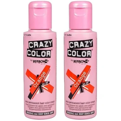 Immagine di Crazy Color 2 colori semi permanenti per capelli, 100 ml (arancione)