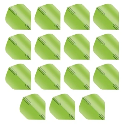 Immagine di RED DRAGON Hardcore XT Fluoro Verde Volo Dart Standard di Spessore Extra 5 Set per Confezione (15 Voli in Totale)