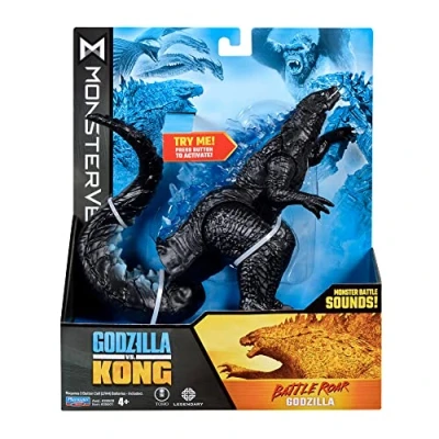 Immagine di MonsterVerse MNG05210 Action figure Godzilla vs Kong deluxe, con suoni, 18 cm, motivo