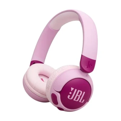Immagine di JBL Junior 320 BT Cuffie On Ear Bluetooth Wireless per Bambini, con Microfono Integrato, 50 Ore di Autonomia, Safe Sound, Limitatore del Volume, Facili Controlli, Set Adesivi, Pieghevoli, Blu