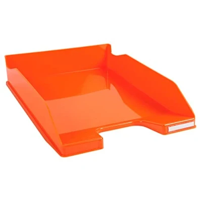 Immagine di Exacompta 113288D Vaschetta Corrispondenza, Arancio Glossy, 34.7 x 25.5 6.5