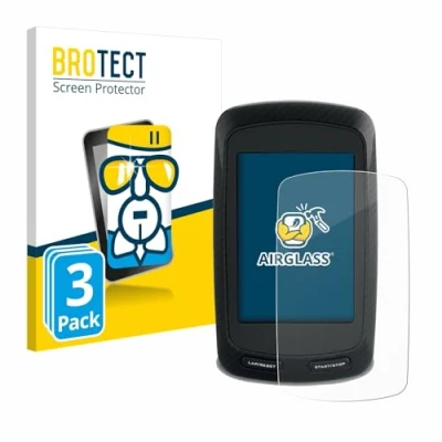 Immagine di brotect Pellicola Protettiva Vetro per Garmin Edge 800 Protezione Schermo (3 Pezzi) [Durezza Estrema 9H, Chiaro]