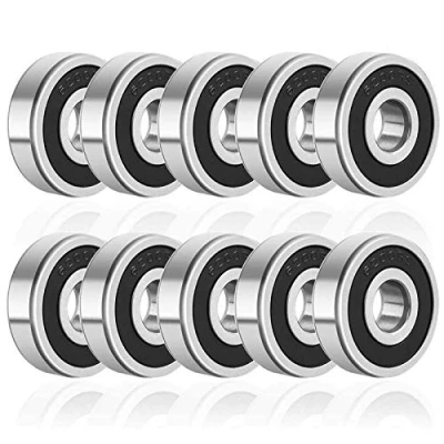 Immagine di Chudian 10 Pezzi Cuscinetti a Sfera 6200 2RS in Acciaio 1 * 3 0,9CM Doppia Faccia Sigillati Gomma per Apparecchiature Elettriche Strumenti Meccanici