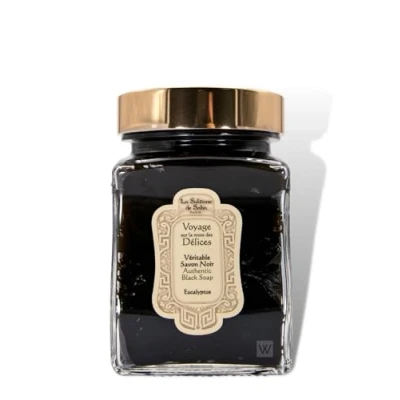 Immagine di La Sultane de Saba Sapone nero con eucalipto, 300gr Viaggia sulla strada delle delizie