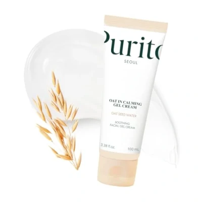 Immagine di PURITO crema gel calmante Oat in 100 ml/3,38 fl. oz. vegana, viso, idratante per ingredienti naturali