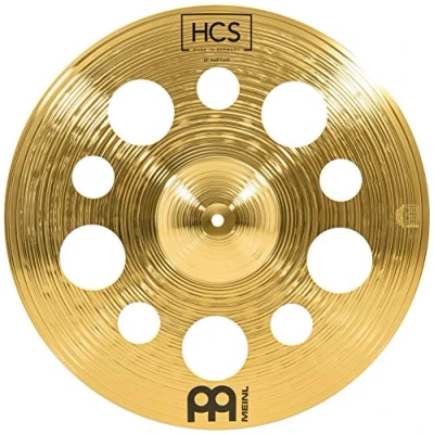 Immagine di Meinl Cymbals HCS piatto Trash Crash 18 pollici (45,72cm) con fori per Batteria Finitura Tradizionale Ottone, Made In Germany (HCS18TRC)