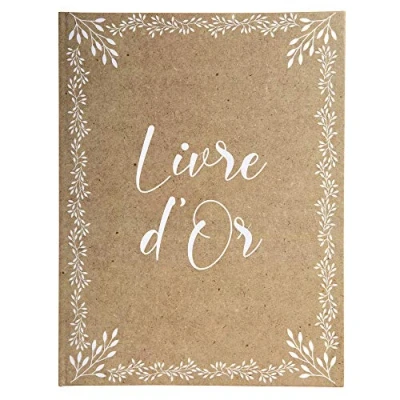 Immagine di Exacompta cod. 47234E 1 Libro degli Ospiti KRAFT 100 Pagine bianche 27x22cm, Kraft, 27x22 cm