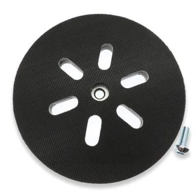 Immagine di Platorello Abrasivo 150 mm con Gancio e Loop Compatibile Bosch GEX 150, AC Turbo Levigatrici Orbitali da Poweka