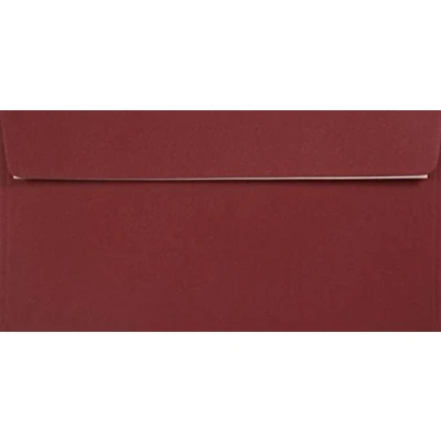 Immagine di Netuno 25 buste lettera Bordeaux formato DL 110 x 220 mm 120g Kreative lettere lunge colorate ecologiche per biglietti auguri inviti partecipazioni compleanno matrimonio Natale