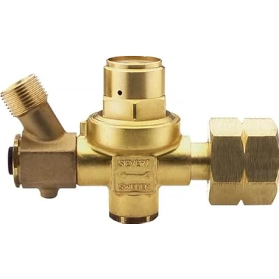 Immagine di Regolatore di pressione propano o.Manometro 2 4 kg/h G 3/8&quot; LH SIEVERT