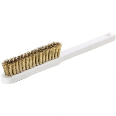 Immagine di Lessmann Spazzola sottile L. 225mm filo in ottone ondulato a 4 file da 0,15mm 182162 1 pz.