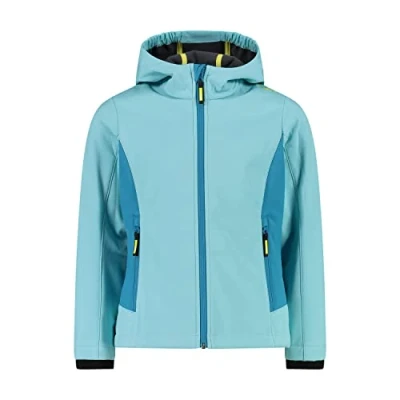 Immagine di CMP Giacca Kid G con cappuccio fisso, Acqua Lake, 104 Unisex Bambini e ragazzi
