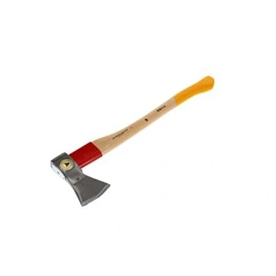 Immagine di Ochsenkopf Ascia Forestale Universal Gold, Rotband Plus, Manico in Noce Americano, Tagliente Lucidato 120 mm, Lunga 700 Multiuso, Ox 620 H 1257