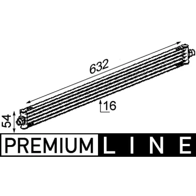 Immagine di MAHLE ORIGINAL CLC 17 000P Radiatore olio, Cambio automatico