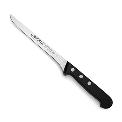 Immagine di Arcos Serie Universal Coltello di Filetto Bistecca Lama Acciaio Inossidabile Nitrum 160 mm Manico Polioxymetilene (Pom) Colore Nero