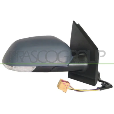 Immagine di Specchietto retrovisore esterno Prasco VG0227123 Dx con la prima mano manuale regolabile dall&#039;interno VOLKSWAGEN: Polo IV Hatchback, Sedan