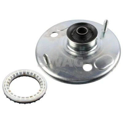 Immagine di SWAG 50 55 0009 Supporto ammortizzatore a molla Assale anteriore con cuscinetto sfere Gomma VOLVO: 940 I Station Wagon