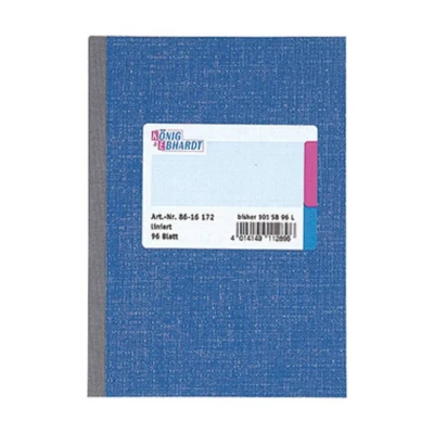 Immagine di König &amp; Ebhardt Kladde 8615172 Taccuino righe Blu Numero di fogli: 96 DIN A5