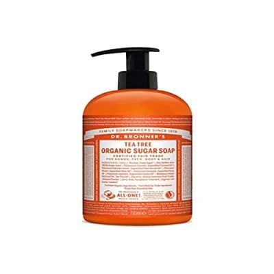Immagine di Dr. Bronner&#039;s Sugar Soap, Tea Tree 710 ml