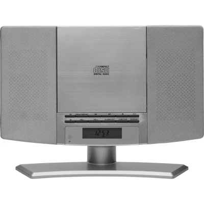 Immagine di Denver MC 5220 Silver Sistema stereo CD, AUX, FM, incl. telecomando, Montaggio a parete Argento