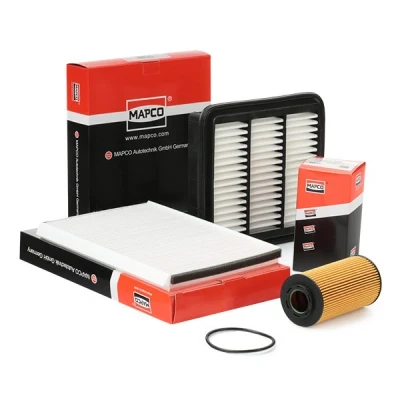 Immagine di RIDEX 4055F0036 Kit filtri con Filtro aria, senza vite spurgo olio Cartuccia filtro, antipolline Composito/ In più parti