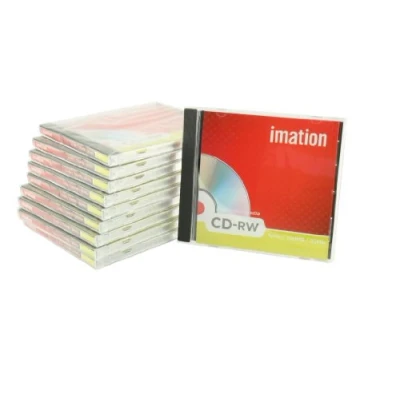 Immagine di Imation Cd Rw 1 4X Jewel Case 700 Mb Conf10