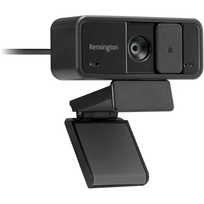 Immagine di Kensington W1050 Webcam Grandangolare 1080p per Computer con Messa a Fuoco Fissa, Microfono Integrato Riduzione del Rumore, Campo Visivo di 95 , Adatta Presentazioni e Videoconferenze