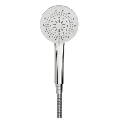 Immagine di Soffione doccia Triton Olivia Acqua 5 Spray Soffioni ad alta pressione Universale Cromo Set di teste Accessori