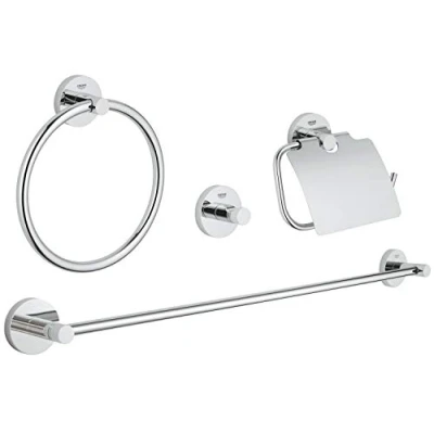Immagine di GROHE Set Accessori Bagno 4 in 1 Essentials Cromo 40776001