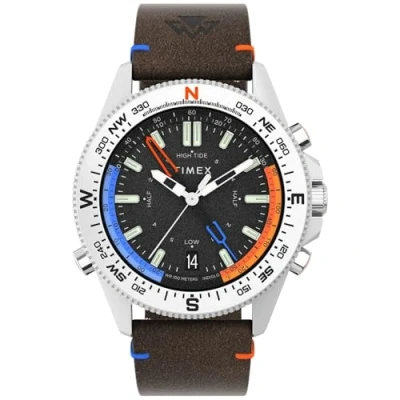 Immagine di Timex Orologio Analogico al Quarzo Uomo con Cinturino in Pelle TW2V64400JR