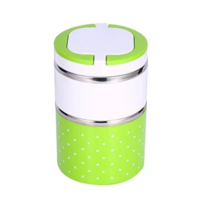 Immagine di BuyWeek Lunch Box, 900ml Contenitore termico per alimenti con isolamento in acciaio inossidabile a 2 strati di grande capacità uso domestico