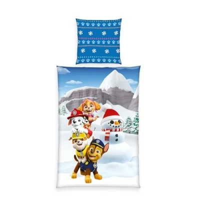Immagine di Herding Biancheria da Letto in Flanella Paw Patrol, Federa 80 x cm Circa, Copripiumino 135 200 Con Abbottonatura, 100% Cotone/Flanella