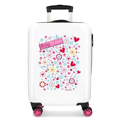 Immagine di Movom Happy Time Valigia per bambini, 55 cm, 32 L, Multicolore (Enjoy and Smile)
