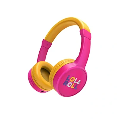 Immagine di Energy Sistem LOL&amp;Roll Pop Kids Bluetooth Headphones (Wireless per Bambini Music Share, 5.1, 85 Db Volume Limit, Mic) Rosa